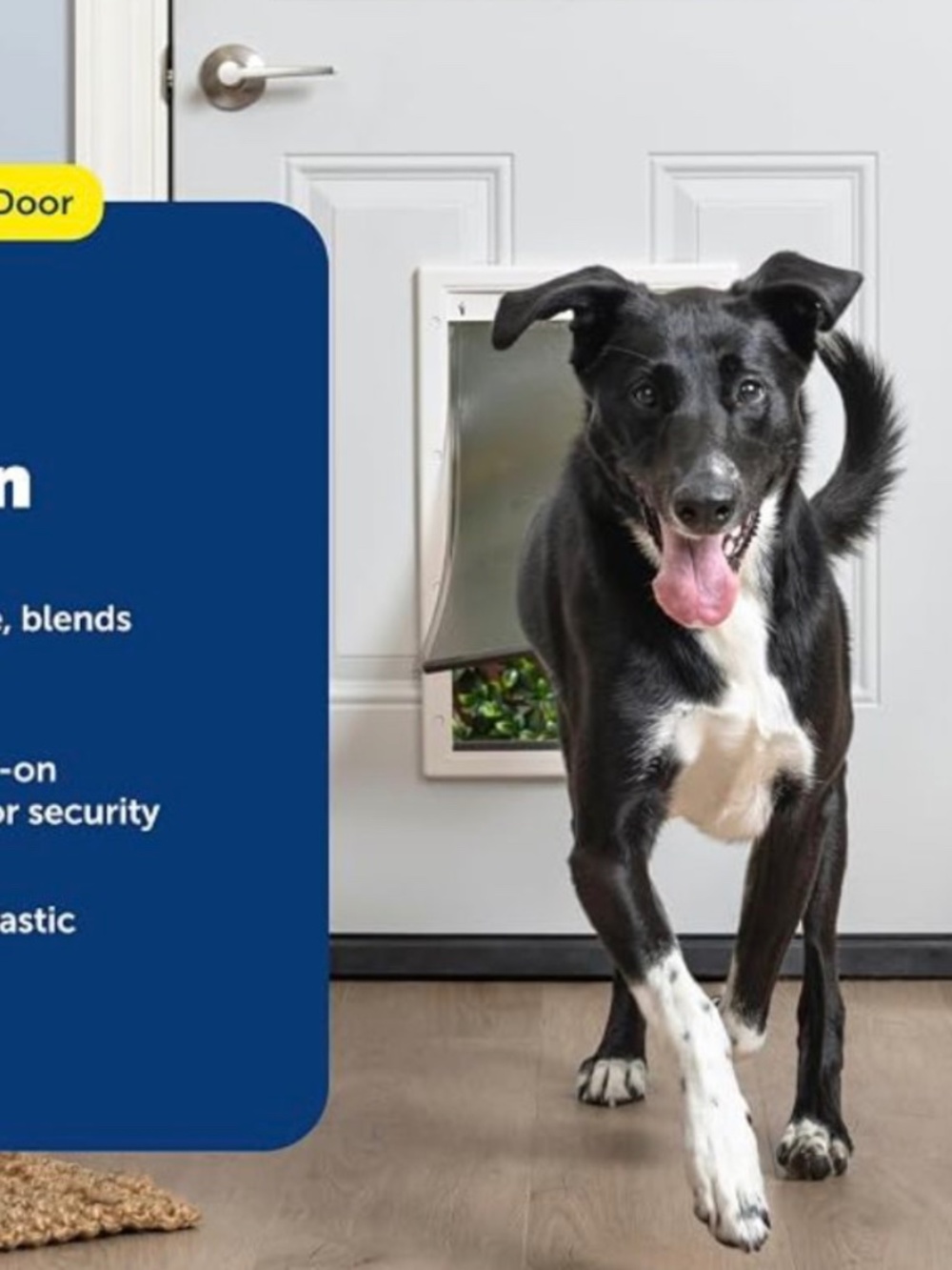 *New* PetSafe Dog Door with White Frame | size Large